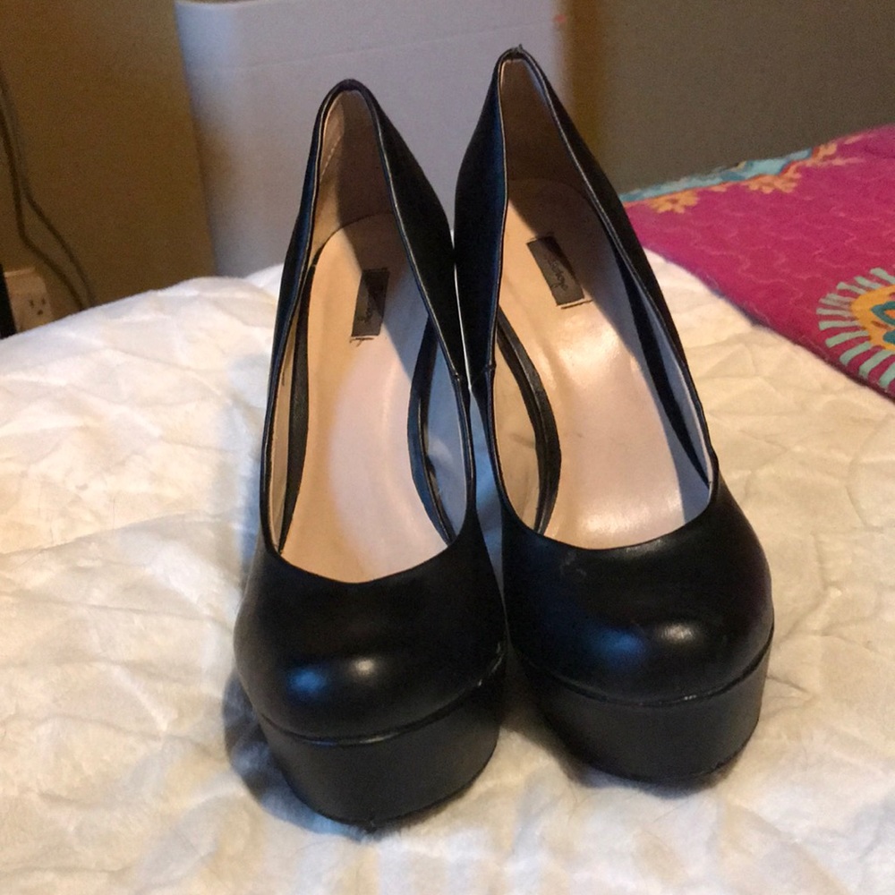 Black high heels